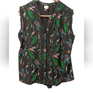 - A NEW DAY SLEEVELESS FLORAL TOP